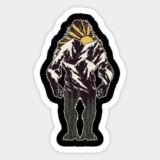 Bigfoot Mountains Sticker